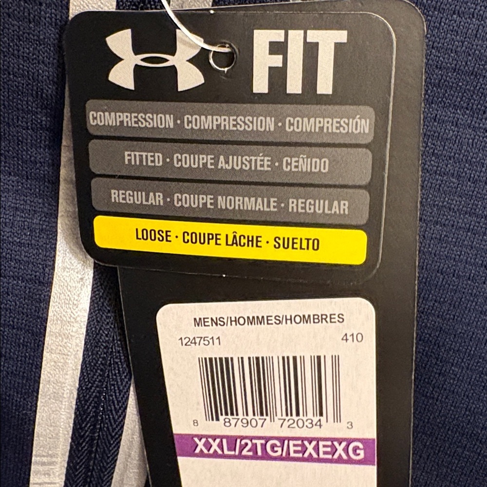 NWT [Under Armour] Auburn Tigers NCAA 1/4 Zip Pullover Sweatshirt Navy Men’s XXL - Picture 10 of 12